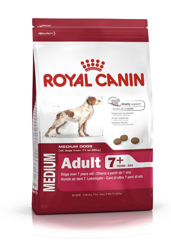ROYAL CANIN MEDIUMADULT +7 15 KG - Alimentação para cães - Royal Canin