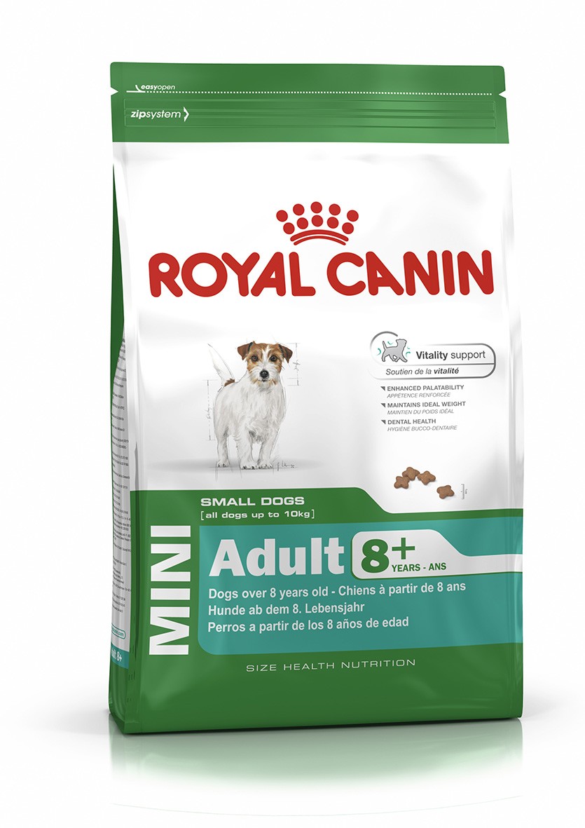 ROYAL CANIN MINI ADULT +8 4 KG ROYAL CANIN MINI ADULT +8 4 KG - Alimentação para cães - Royal Canin