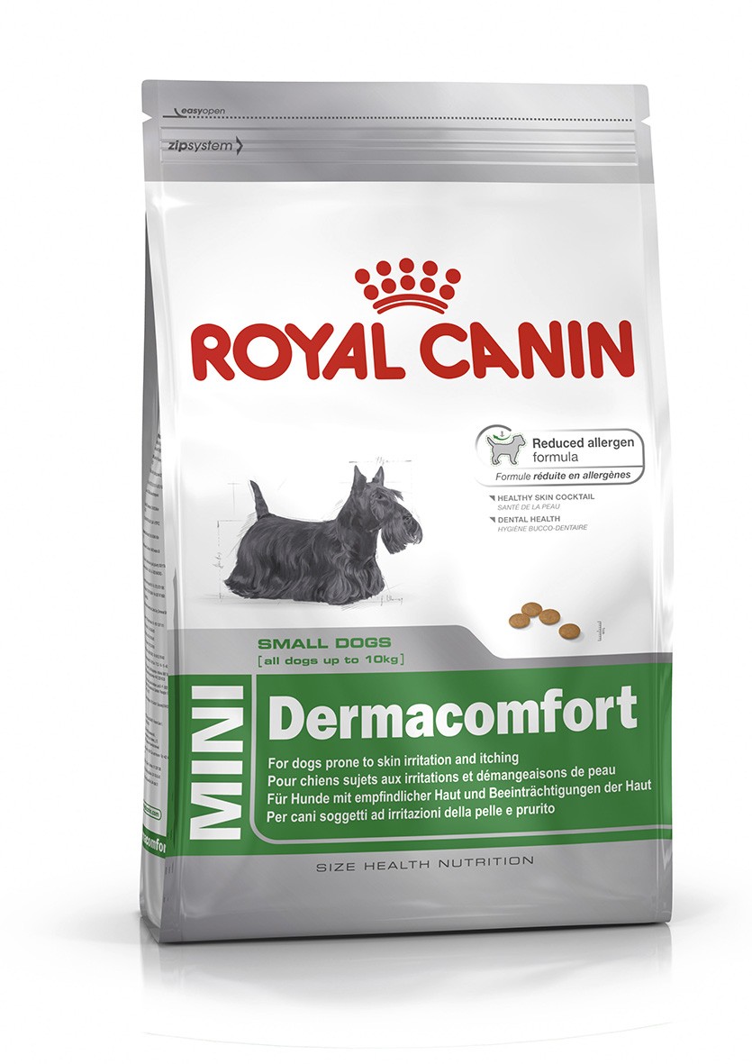 ROYAL CANIN MINI DERMACOMFORT 800 GR ROYAL CANIN MINI DERMACOMFORT 800 GR - Alimentação para cães - Royal Canin