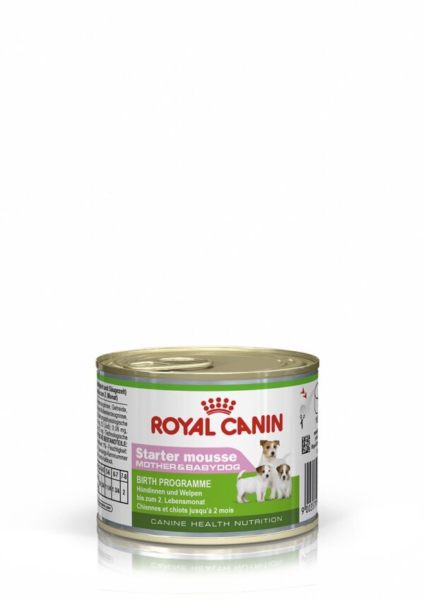 ROYAL CANIN MOUSSE STARTER 195 GR LATA - Alimentação Humida para cães - Royal Canin