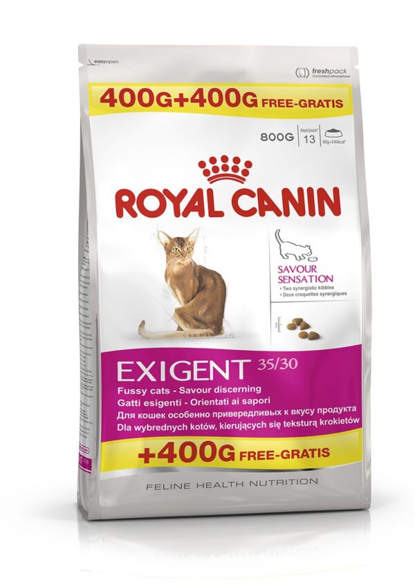 ROYAL CANIN SAVOUR EXIGENT 400 + 400 GR - Alimentação para gatos - Royal Canin