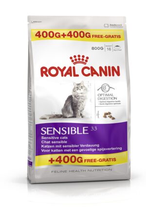 ROYAL CANIN SENSIBLE 400 + 400 GR - Alimentação para gatos - Royal Canin
