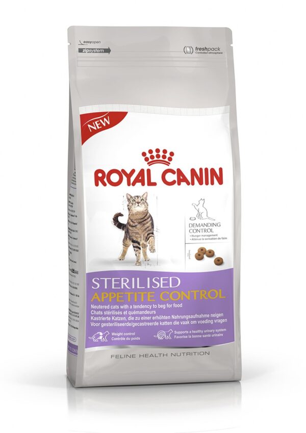 ROYAL CANIN STERILISED APPETITE CONTROL 2 KG - Alimentação para gatos - Royal Canin