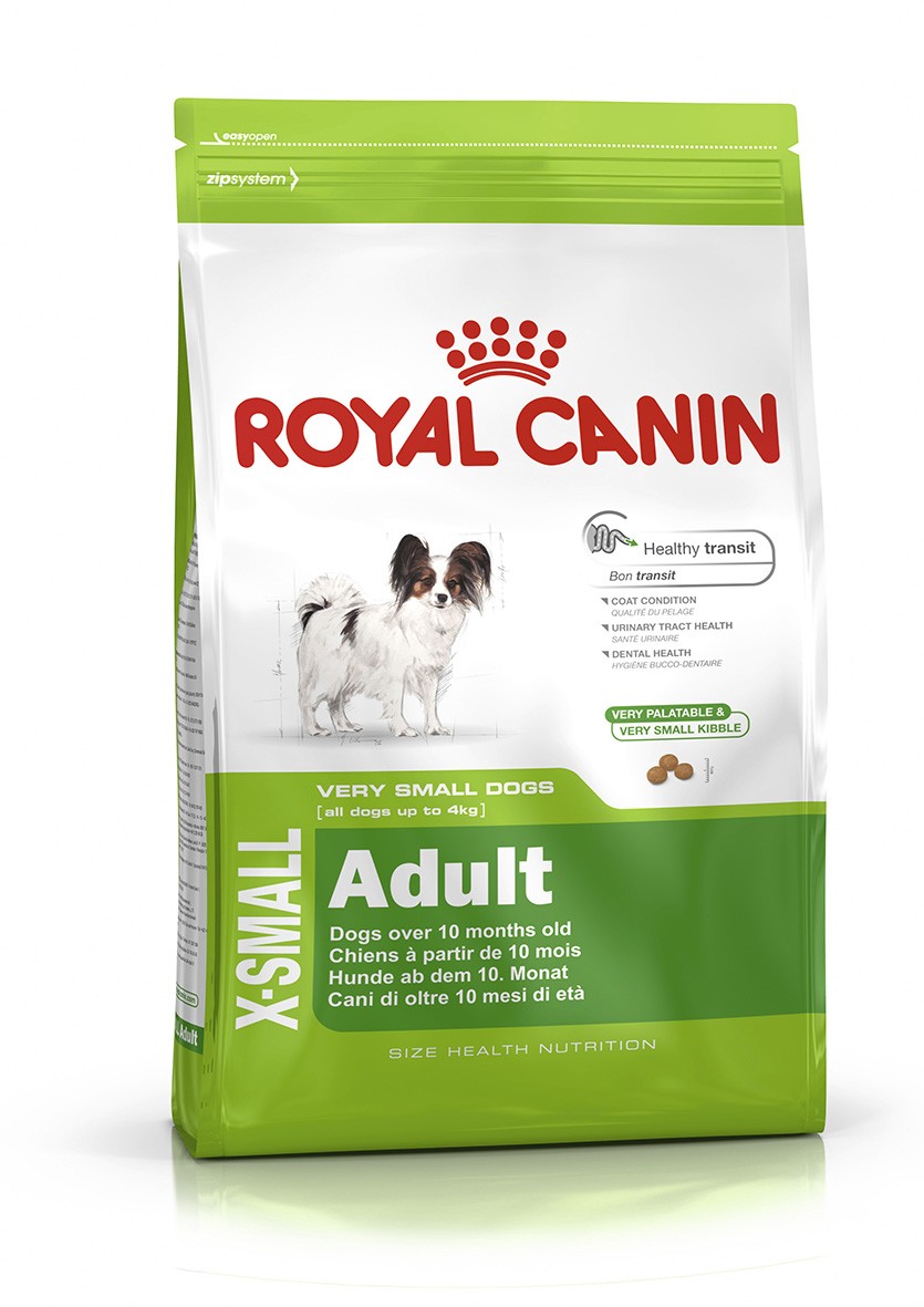 ROYAL CANIN X-SMALL ADULT 500 GR ROYAL CANIN X-SMALL ADULT 500 GR - Alimentação para cães - Royal Canin
