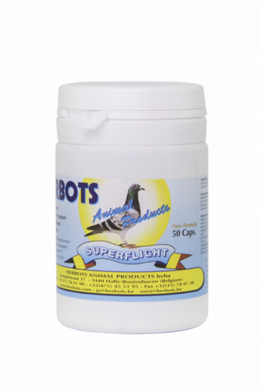 HERBOTS SUPER FLIGHT 50 COMP. - Herbots - Tratamentos para Pombos
