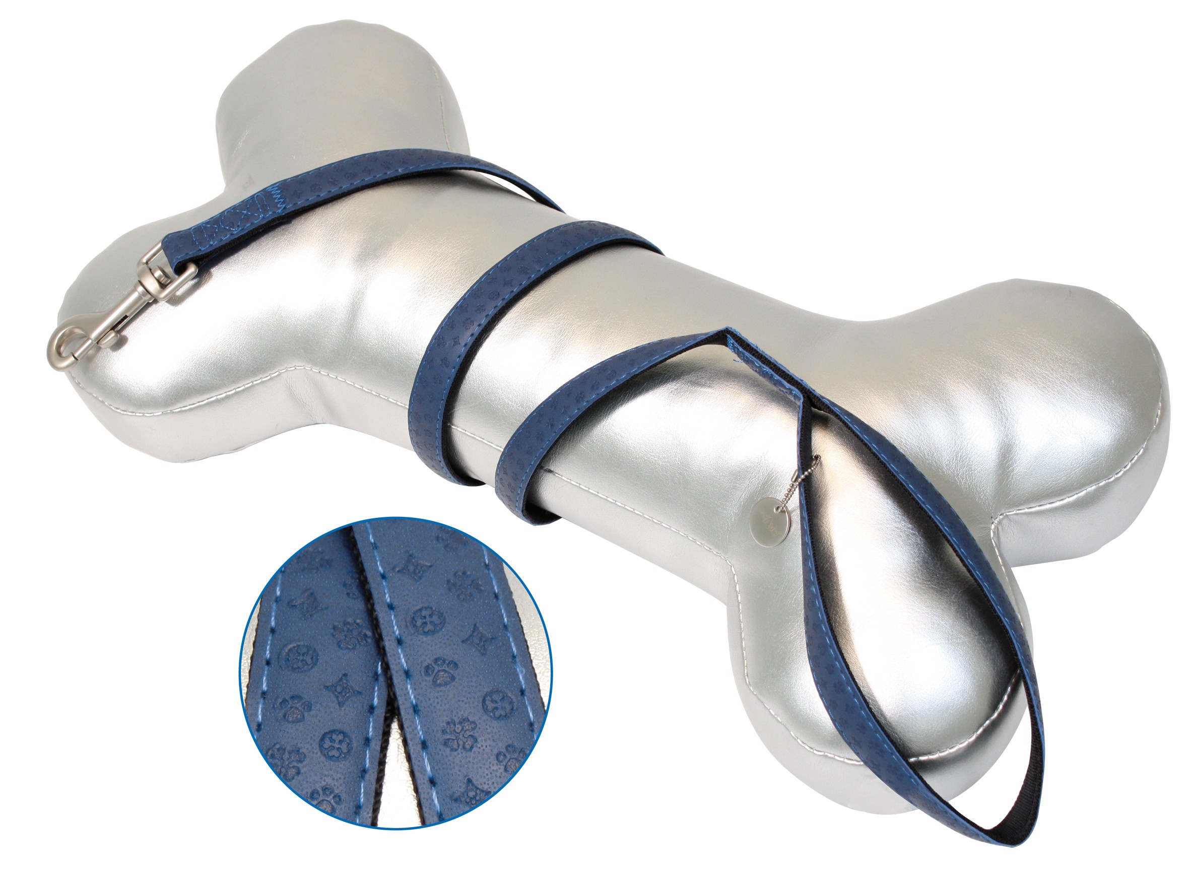 TRELA MYLORD AZUL MARINHO 120*20 MM TRELA MYLORD AZUL MARINHO 120*20 MM - Acessórios para cão - Trelas cabedal para cão