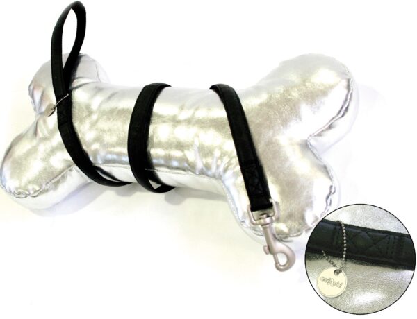 TRELA MYLORD PRETO 120*15 MM - Acessórios para cão - Trelas cabedal para cão