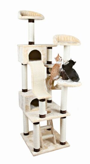 TREPADOR ADIVA P/ GATOS (BEGE/CASTANHO) TREPADOR ADIVA P/ GATOS (BEGE/CASTANHO) - Acessórios para gato - Produtos para gato