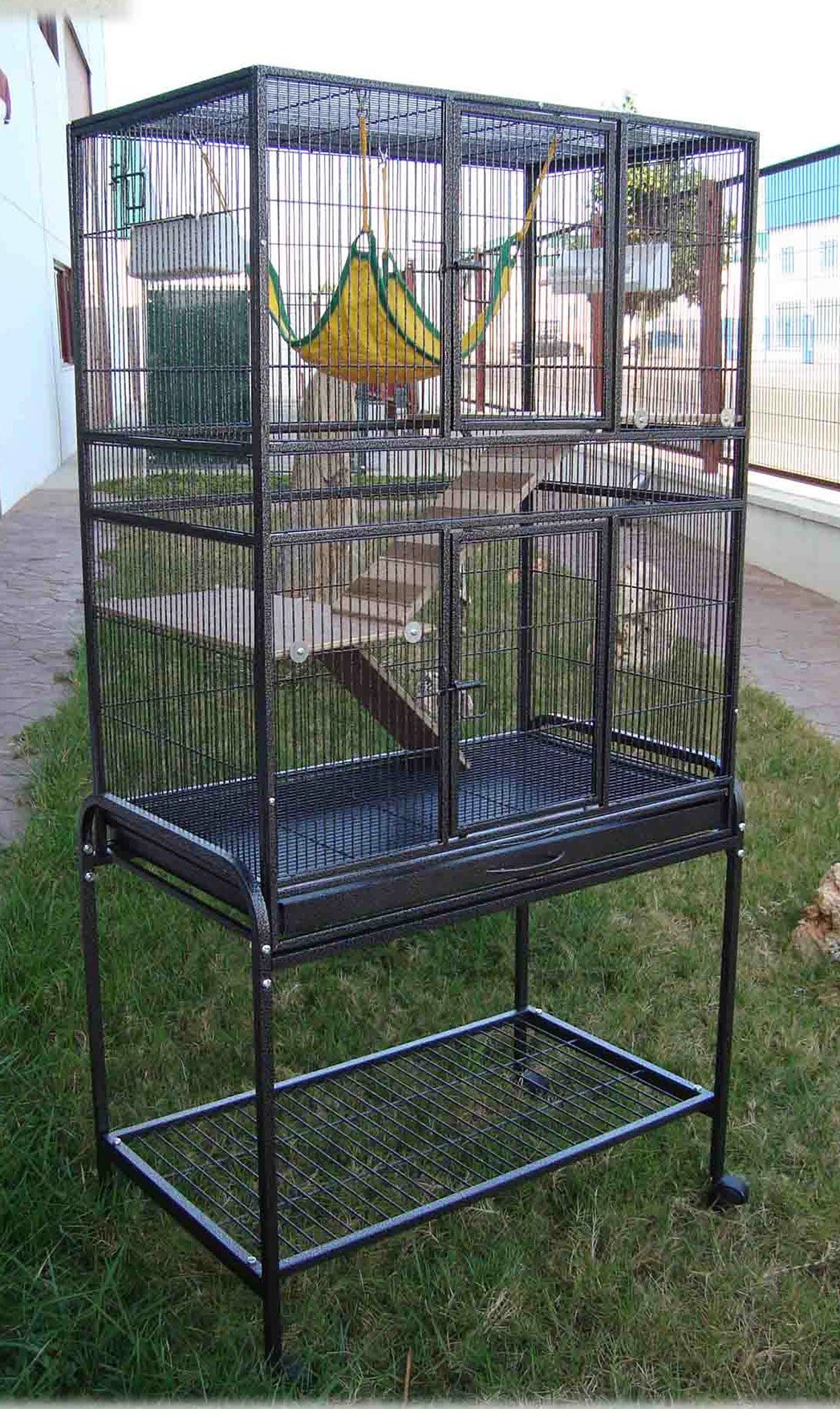 VIVEIRO CAROLINA ESCADA MADEIRA VIVEIRO CAROLINA ESCADA MADEIRA - Produtos para aves - Viveiros para aves