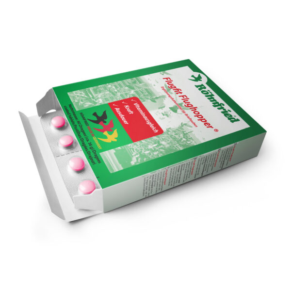 ROHNFRIED FLUGFIT 60 CP - Produtos para pombos - Tratamentos para Pombos