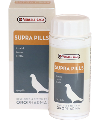 OROPHARMA SUPRA PILLS 256 PILS - Oropharma - Versele - Laga - Tratamentos para Pombos