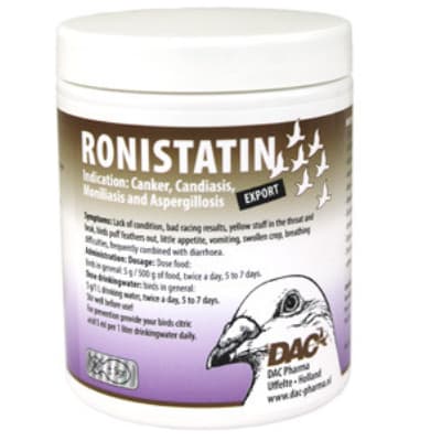 DAC RONISTATIN 100 GR - Dac Pharma - Tratamentos para Pombos