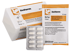 CHEVITA LIVIFERM 12 X 5 GR - Chevita - Tratamentos para Pombos